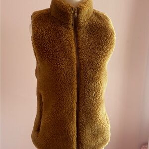 J. Crew Tan Sherpa Vest